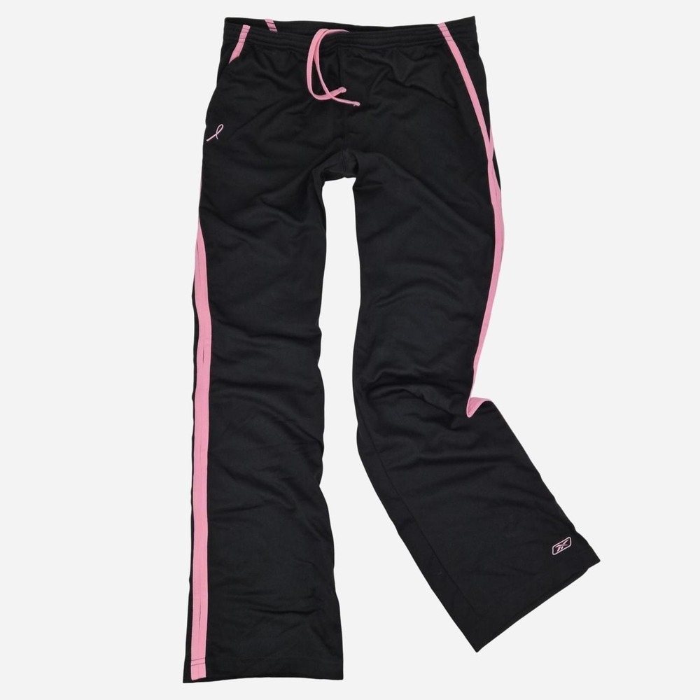 Reebok Pink and black athletic pants